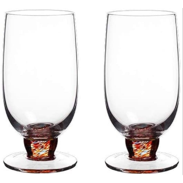 MingshanAncient Wine Glasses Short Stem Wine Glass Red/White Wine